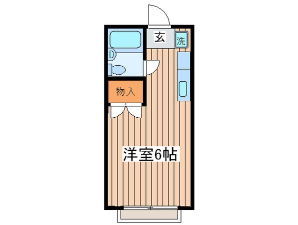 エステート京塚の物件間取画像